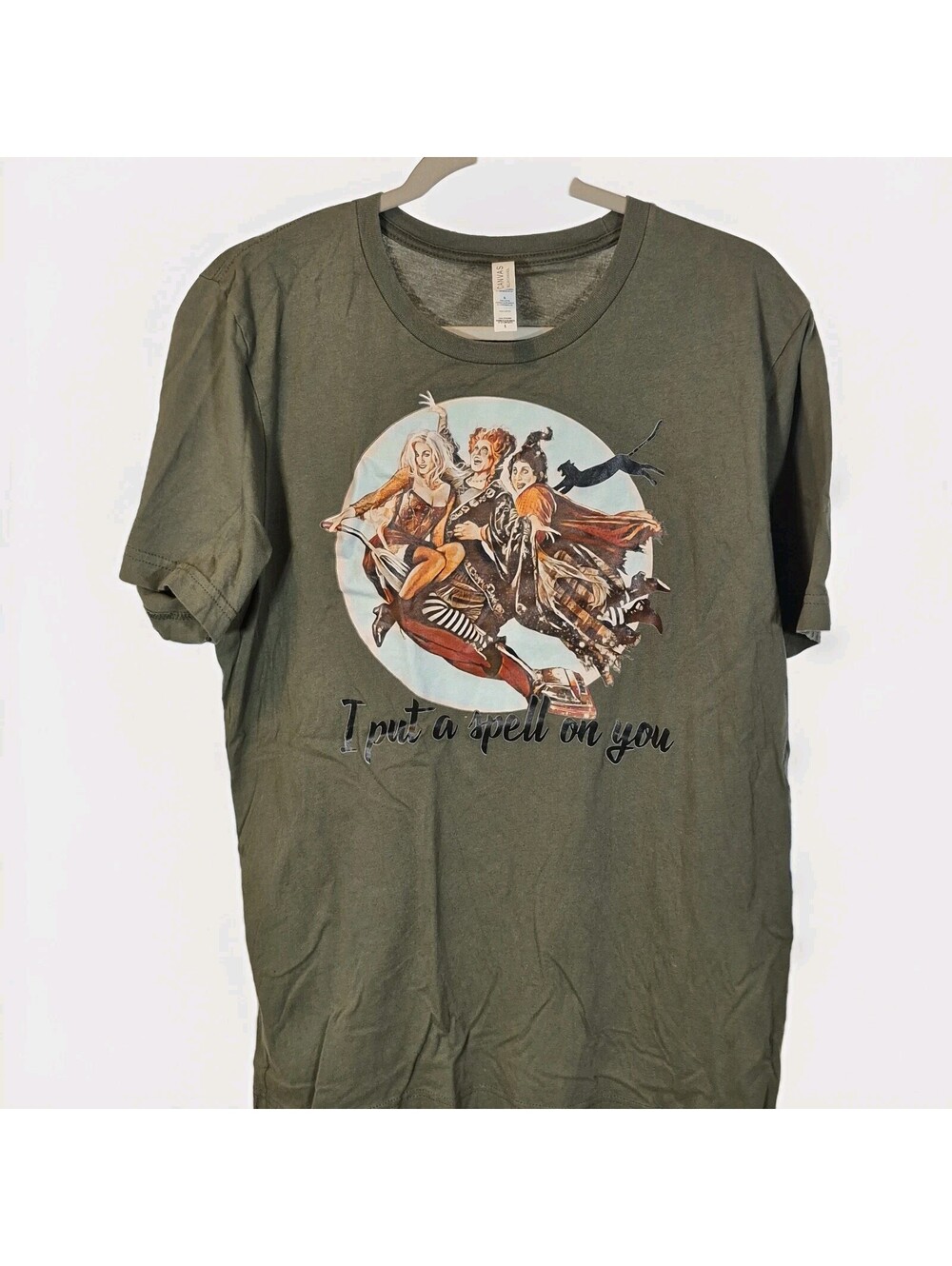 BELLA+CANVAS Green T-SHIRT Hocus Pocus "I Put A Spell On You"